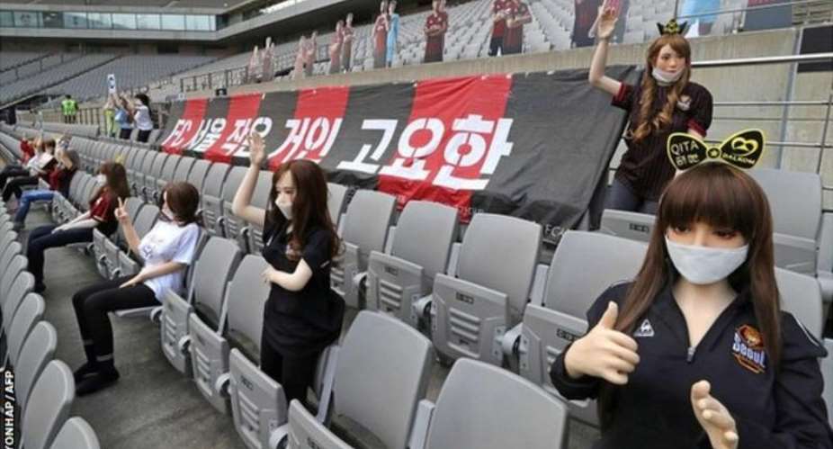 FC Seoul said they did not know the mannequins were adult products