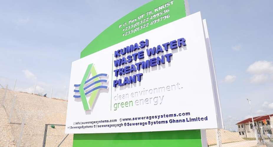 Sanitationminister commissions KumasiWastewater Treatment Plant