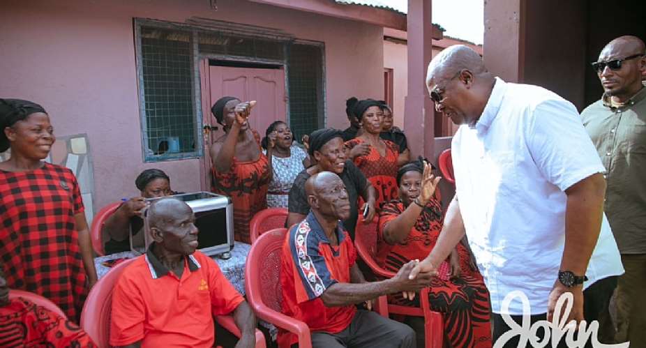 Mahama visits late Kumawu MP’s family