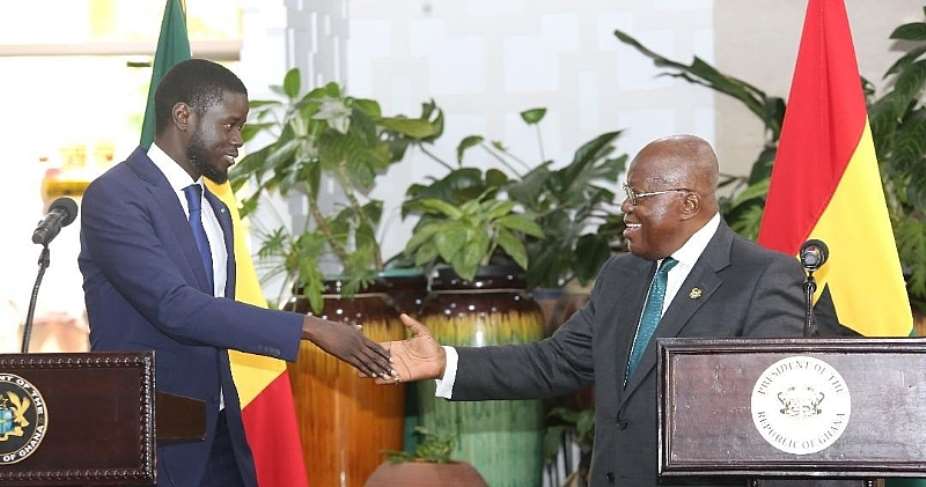 Newly elected Senegalese President visits Ghana