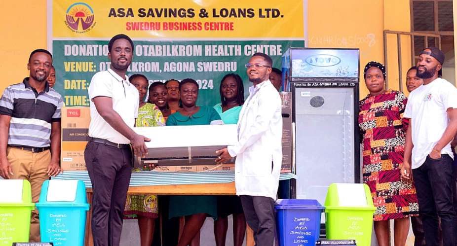C/R: ASA Savings and Loans donates to healthcare delivery at Otabilkrom Health Centre
