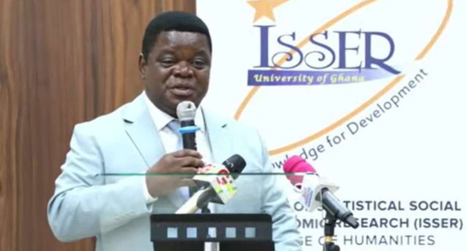 Director of the Institute of Statistical, Social and Economic Research (ISSER), Professor Peter Quartey