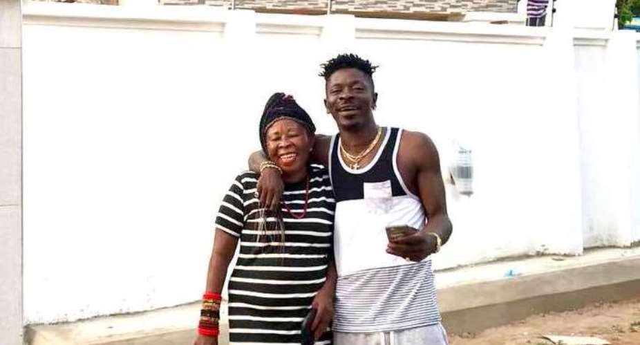 Photo: Shatta Wale's Mom Advises Him To Ignore 'Haters'