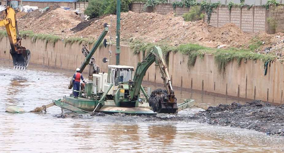 1 Million Waste Materials From Odaw  Korle Lagoon Dredged By Dredge Masters