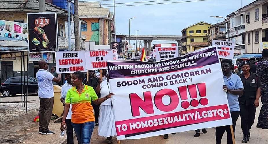 Western Regional Network of Ministers walk against LGBTQ+