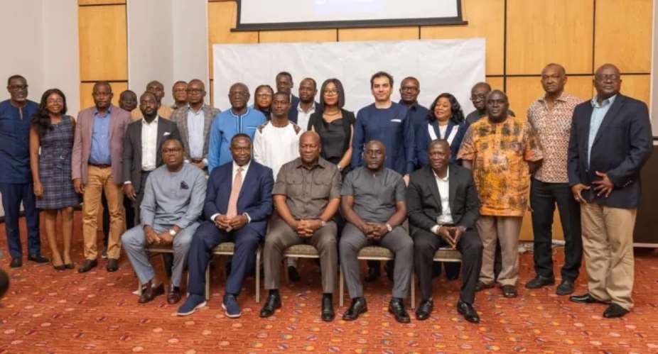 Mahama meet members of Ghana Upstream Petroleum Sector