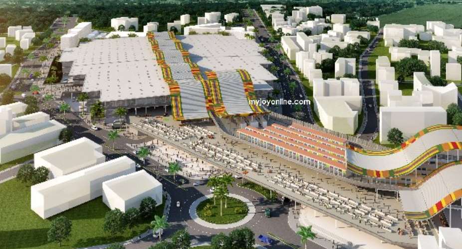 Newly constructed Kejetia Market
