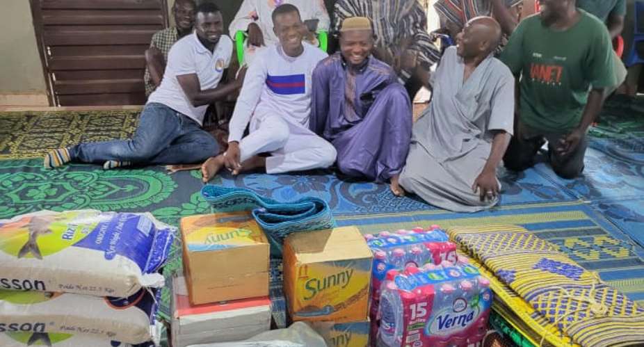 Enock Nyarko Charity Foundation fete Muslims in Jaman North District