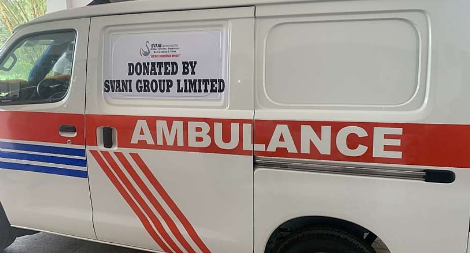 Svani Group Ltd donates 60,000 mini ambulance to Valley View University Hospital