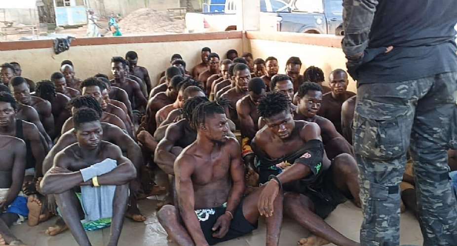 Suspected illegal miners arrested