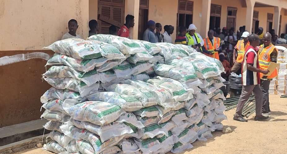 NADMO provides relief for windstorm victims in Binduri