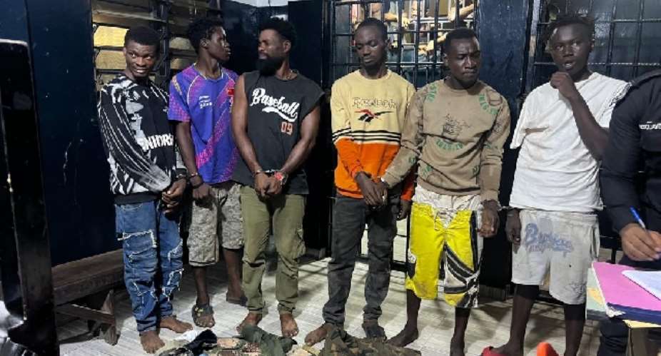 Seven arrested in Ashaiman police operation over robbery, arms supply