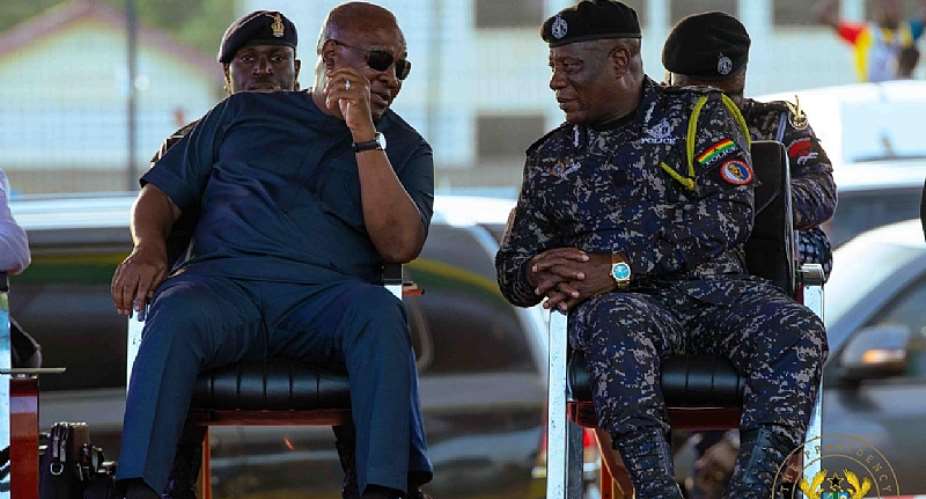 President Mahama hails IGP Yohunu for sterling performance