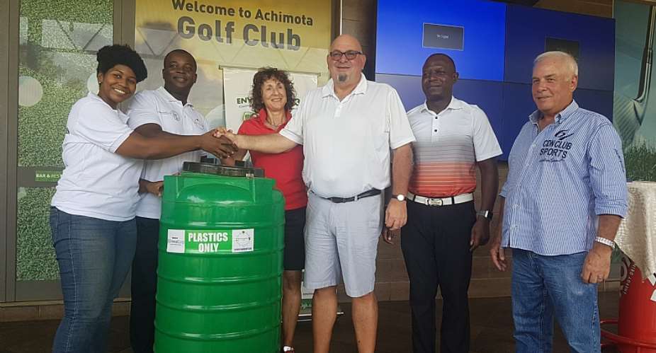Environment 360 Launches Recycling Project And Donates 20 Bins To Achimota Golf Club