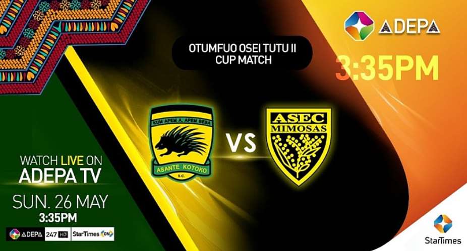 Otumfuo Osei Tutu II Cup: Kotoko-Asec Match To Be Aired On StarTimes
