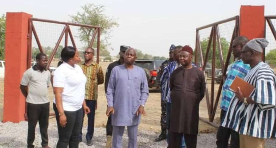 Upper East Regional Minister tours Bongo and Binduri districts; inspects ongoing projects