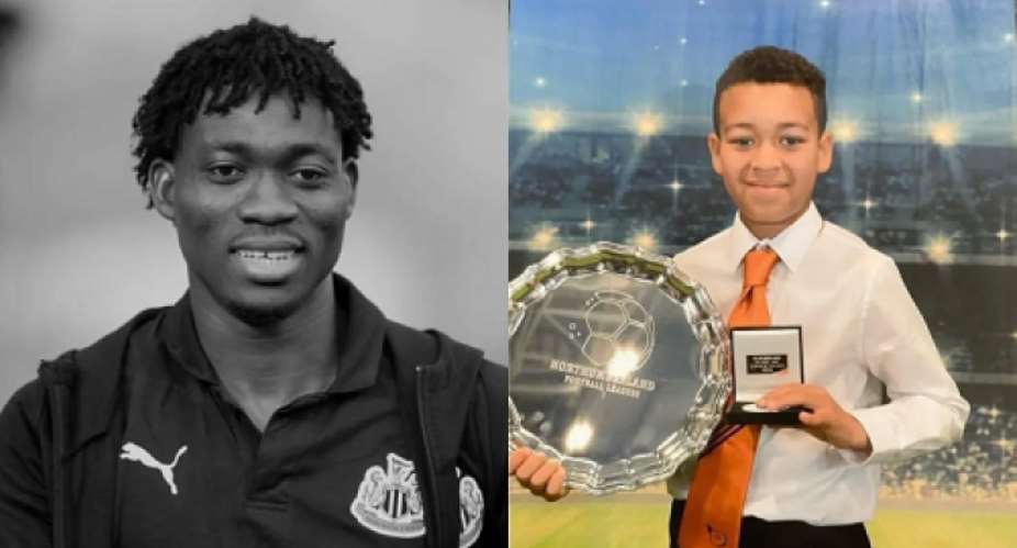 Christian Atsus son Joshua Twasam wins Northumberland Football League Player of The Year Award