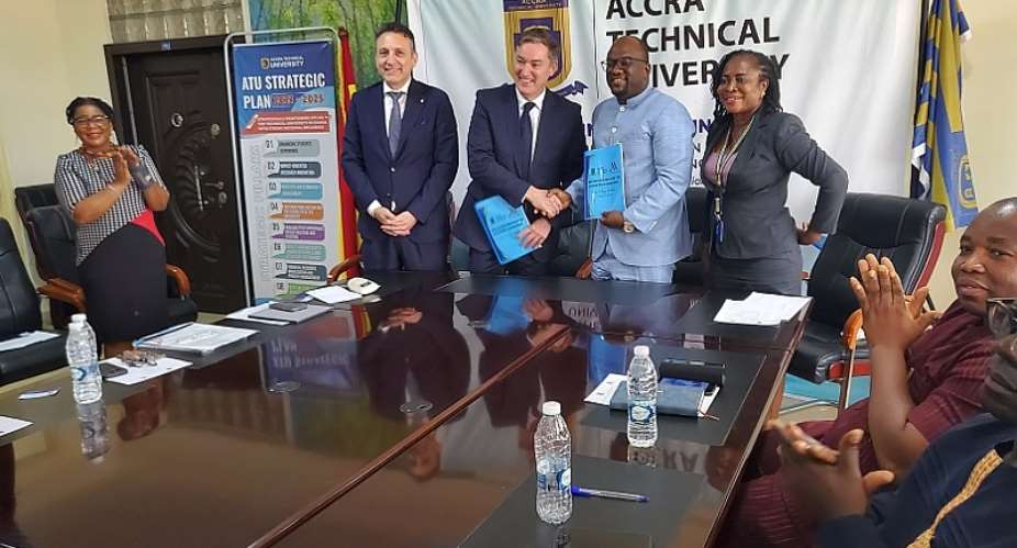 ATU signs deal with Accra Marriott Hotel for practical training of students