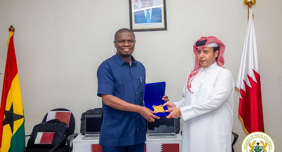 State of Qatar donates equipment to Ministry of Youth and Sports [PHOTOS]