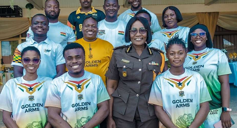 Ghana Prisons Director General honours Armwrestling Team after continental success
