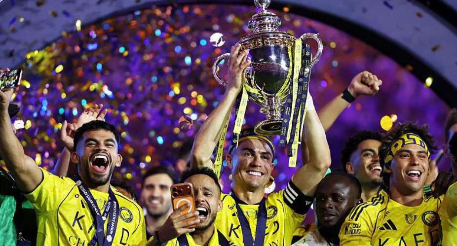 Getty ImagesImage caption: Al-Nassrs win means Ronaldo has won eight league titles in four countries