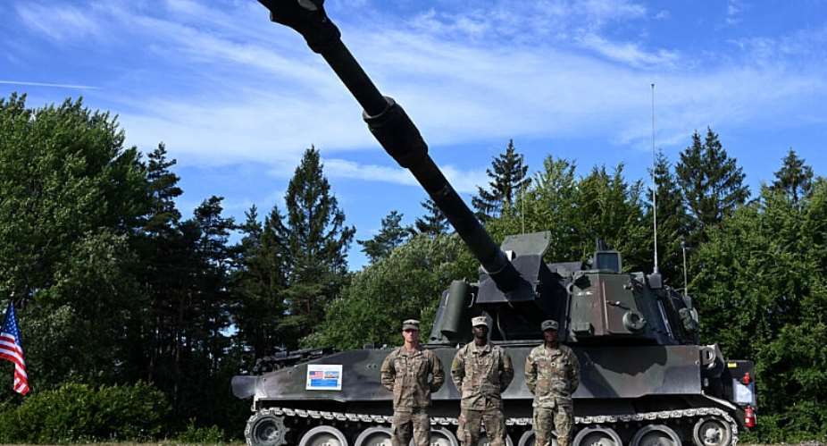 US soldiers take part in a military exercise in Germany. Donald Trump has announced that the United States will send an additional 5,000 troops to Poland. - AFP - CHRISTOF STACHE