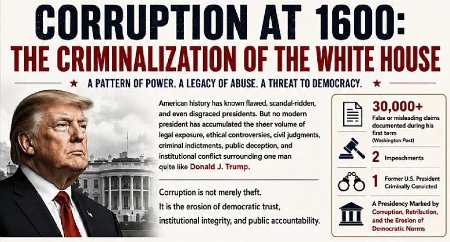 CORRUPTION AT 1600: The Criminalization of the White House