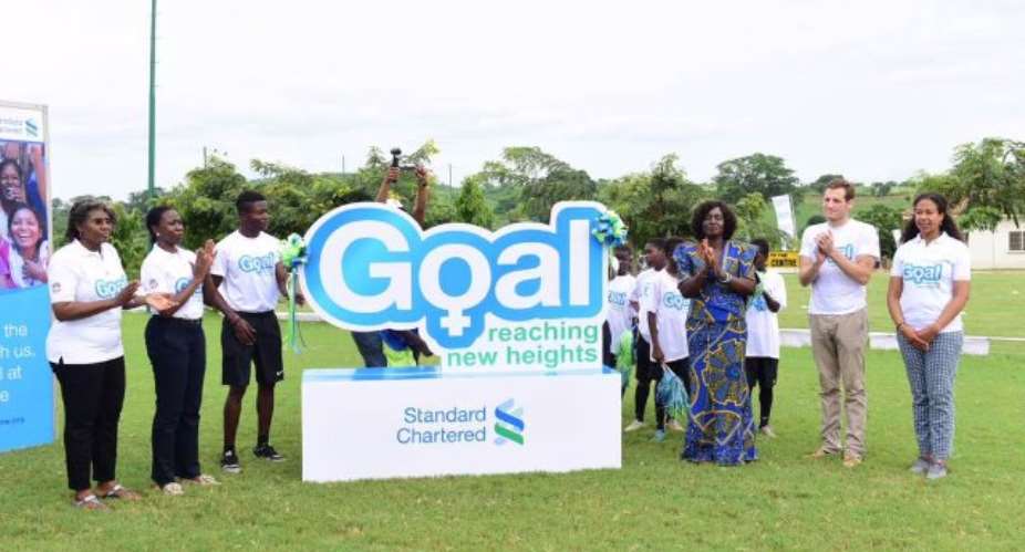 Photos: StanChart to empower 1,000 girls through Goal initiative
