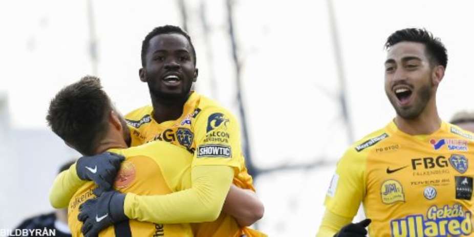 Fit-again Ghanaian midfielder Richard Donkor unused in Falkenberg win over Dalkurd