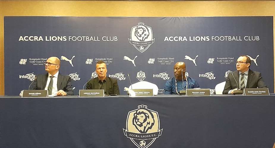 Accra Lions unveil Germany legend Lothar Matthus as major partner