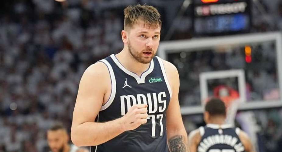 GETTY IMAGESImage caption: Doncic recorded six rebounds and eight assists alongside his 33 points