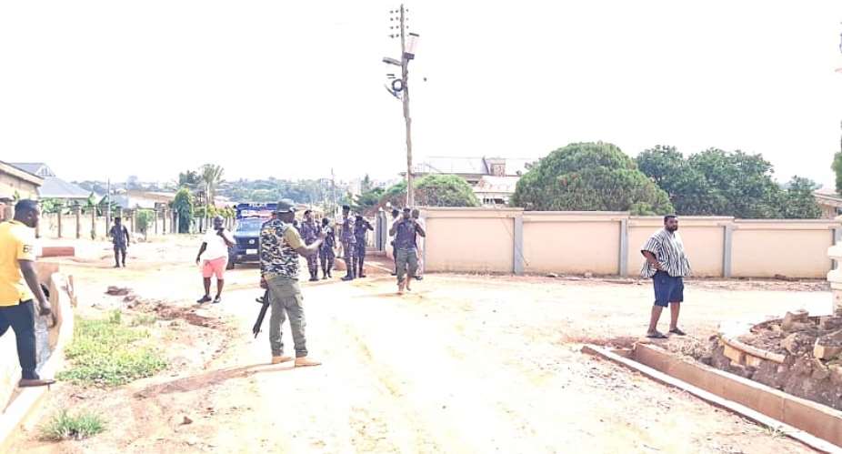 National Security operatives withdraw from Wontumi’s residence after clash with NPP supporters
