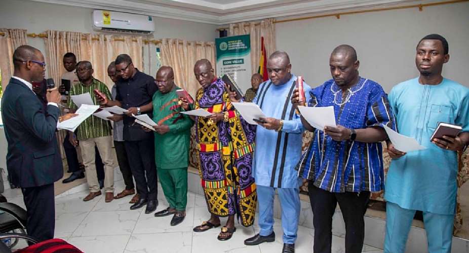 Oti Regional Minister inaugurates 16-member Lands Commission Board