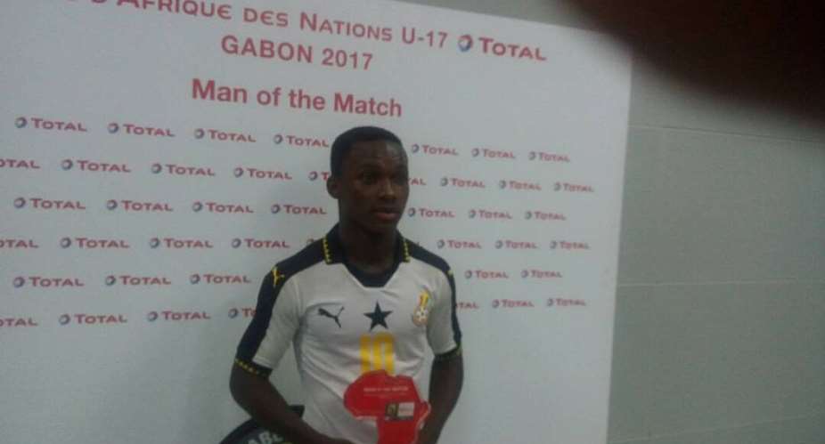 Emmanuel Toku named Man-of-the-Match in Ghana U17 semi-final win over Niger