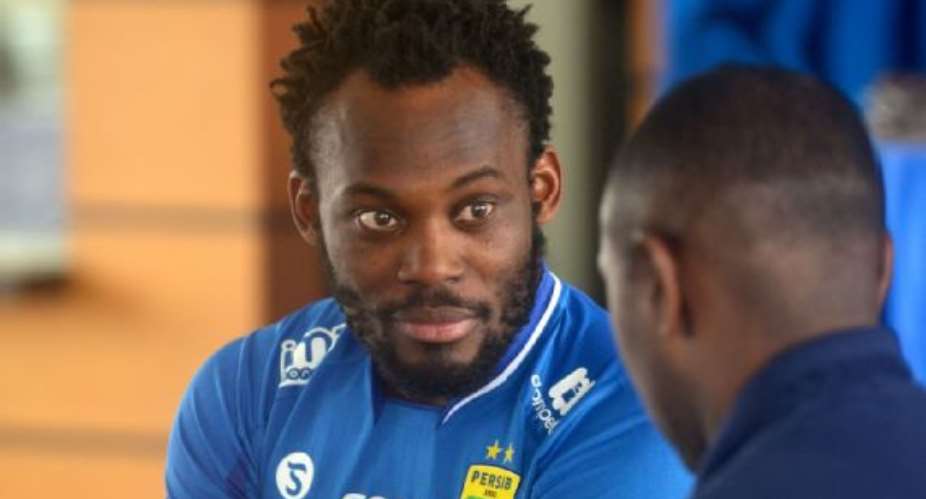 Persib Bandung new recruit Michael Essien apologises for penalty-miss in Borneo draw
