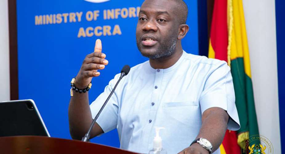 Kojo Oppong Nkrumah says government reviewing all flagship programmes