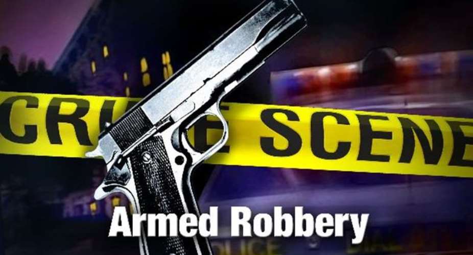A/R: Armed robbers attack fuel station; steal GHS1 million after tying up fuel attendants