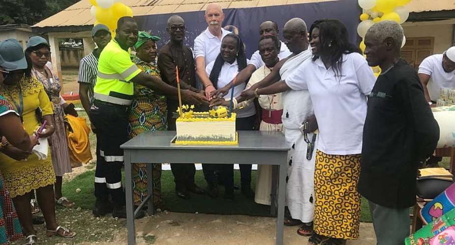 EPIROC Ghana hands over renovated KG Block to Anyinam Methodist B School