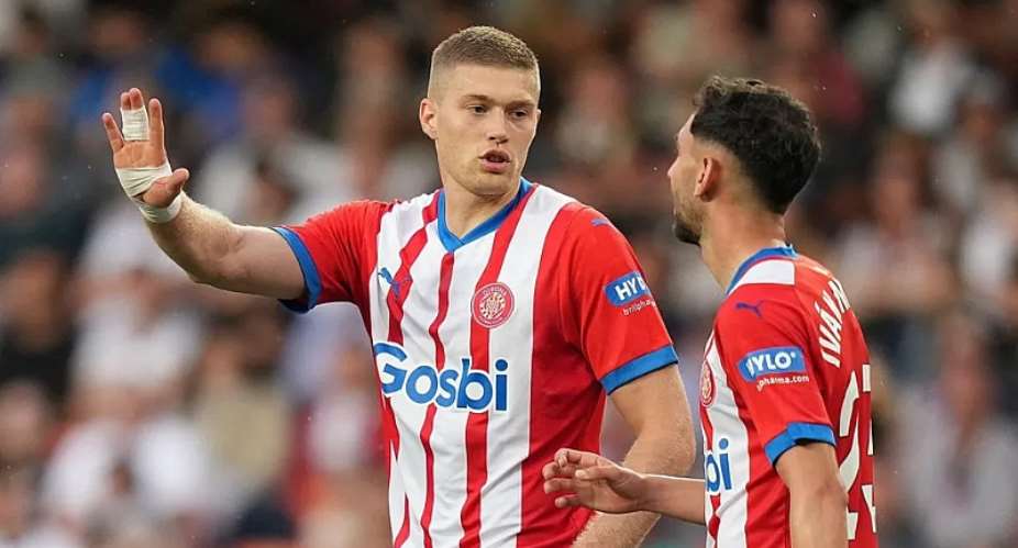 GETTY IMAGESImage caption: Artem Dovbyk joined Girona from Ukrainian club Dnipro-1 in August 2023