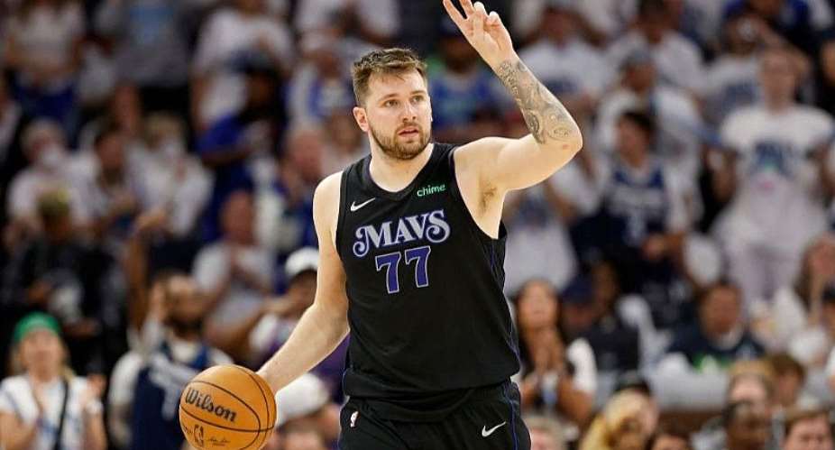 GETTY IMAGESImage caption: Luka Doncic scored 32 points and grabbed 10 rebounds in game two