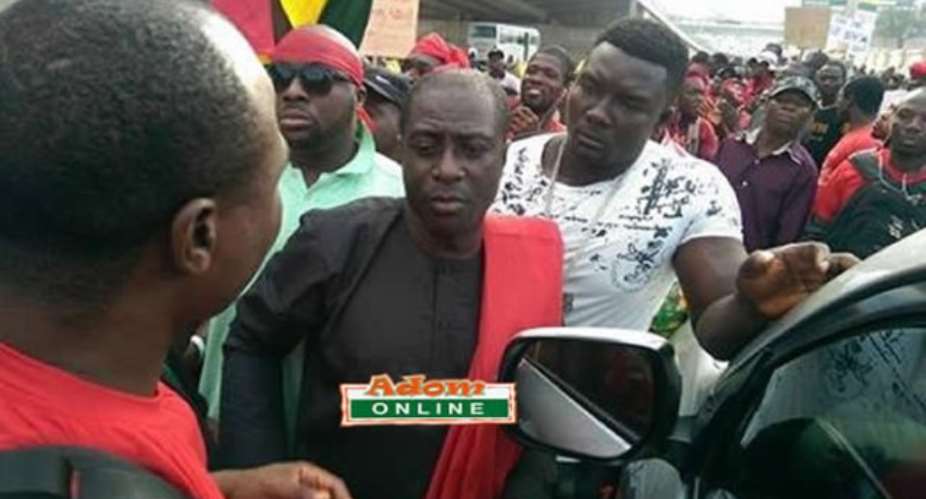 PHOTOS: Adom FMs 'Fabewoso' demo underway in Accra