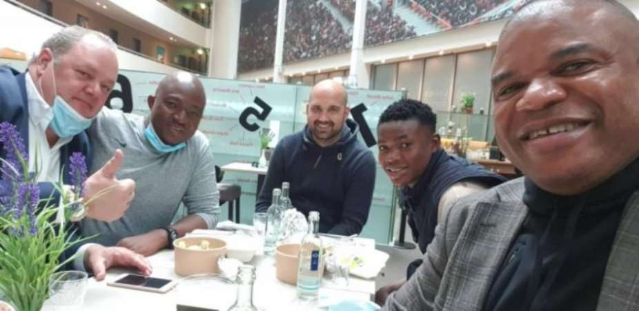 2021 U-20 Afcon best player Abdul Fatawu Isahaku arrives Germany to seal Bayer Leverkusen deal