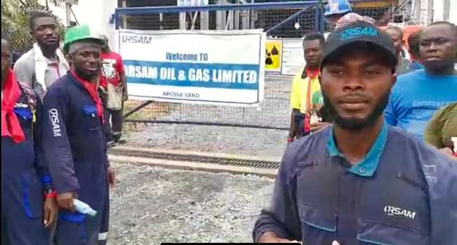 Orsam Oil  Gas locks out contract workers for protesting over poor working conditions