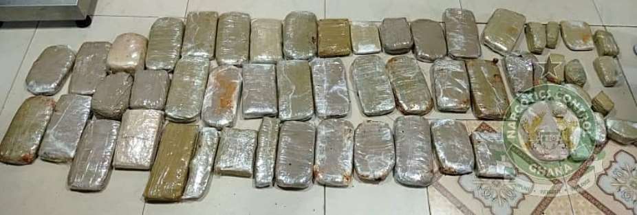 NACOC impounds 12.67kg of Cannabis worth 127,000 at KIA Cargo Terminal