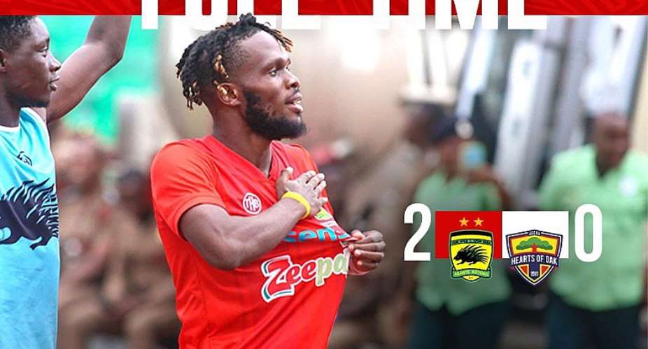 2023/24 GPL Matchday 31 Wrap Up: Asante Kotoko stun Hearts of Oak as Heart of Lions crash FC Samartex