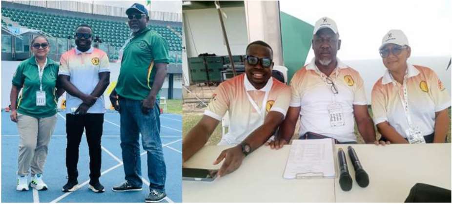 Ermines Onyema Makes History as Ghana’s First Dual Announcer in African Swimming and Athletics Championships