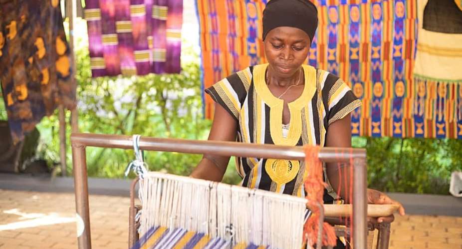 “Nkyene Nkamfo ne ho” exhibition held at forecourt of Bonwire Kente Museum and Receptive Centre
