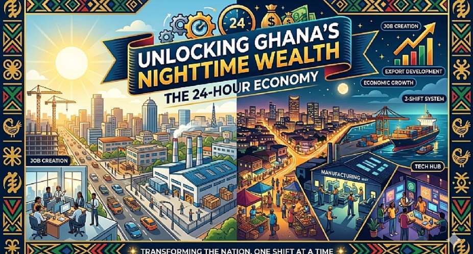 The 24-Hour Economy Blueprint: Unlocking Ghana’s Nighttime Wealth and Job Revolution