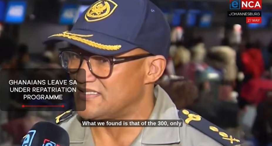 Only 10 out of 300 Ghanaians being evacuated were legal migrants — South African officials claim