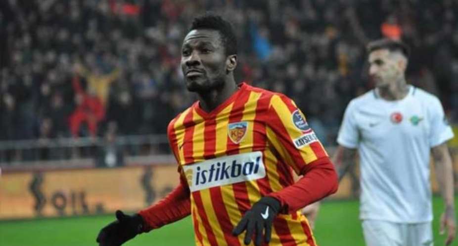 Asamoah Gyan Drags Kayerispor To Court Over Unpaid Wages